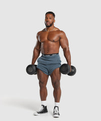 Power 5" Shorts - Titanium Blue