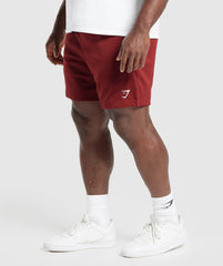 Lifting Mesh 7" Shorts - Sets Red