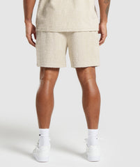 Towelling 7" Shorts - Pebble Grey