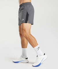 Sport 5" Shorts - Silhouette Grey/Black