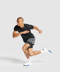 Sport 5" 2 in 1 Shorts - Dark Grey/Black