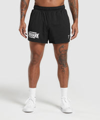 Lifting Club Mesh 5" Shorts - Black
