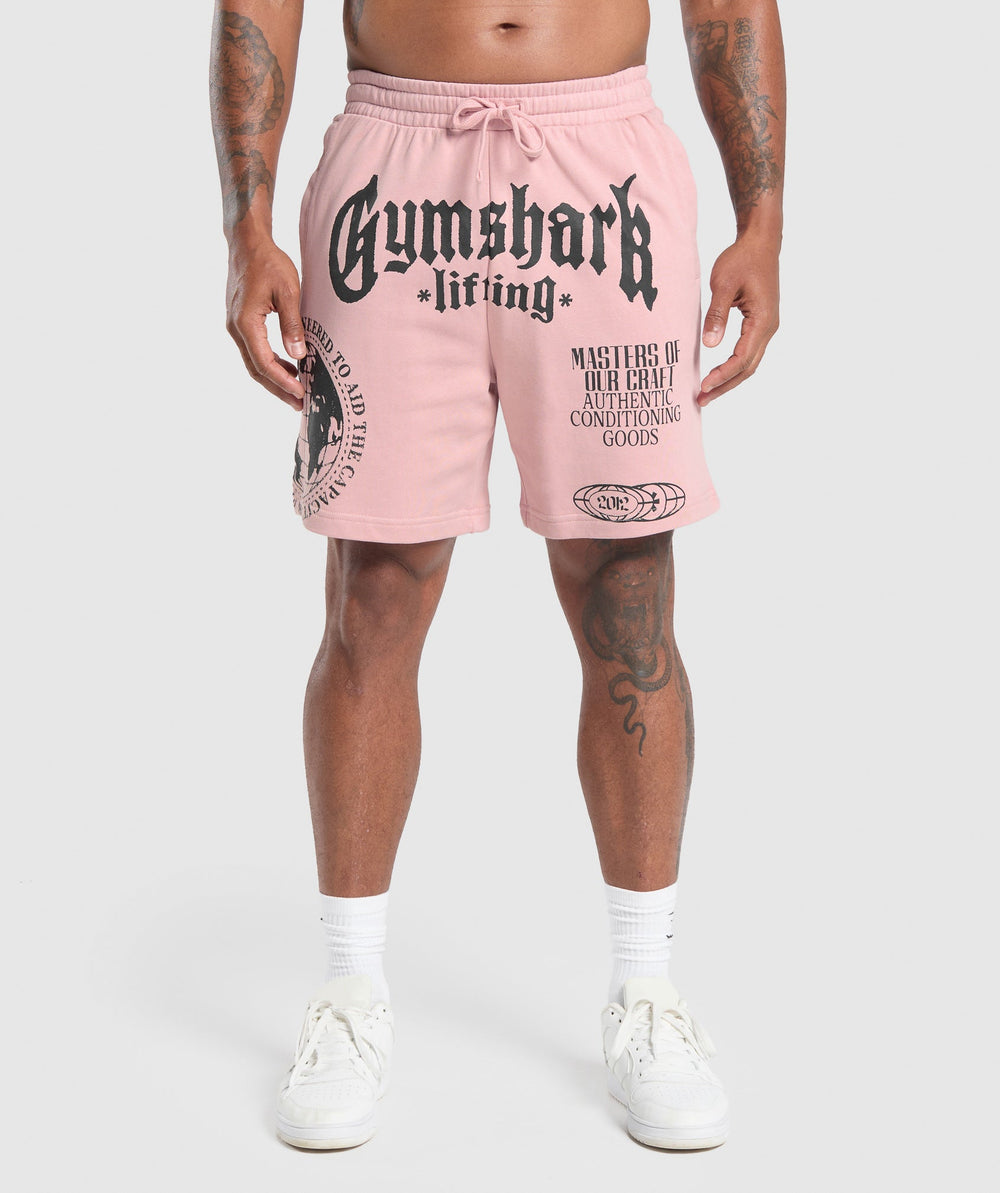 Global Lifting Shorts - Light Pink