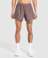 Running Shorts - Steel Purple