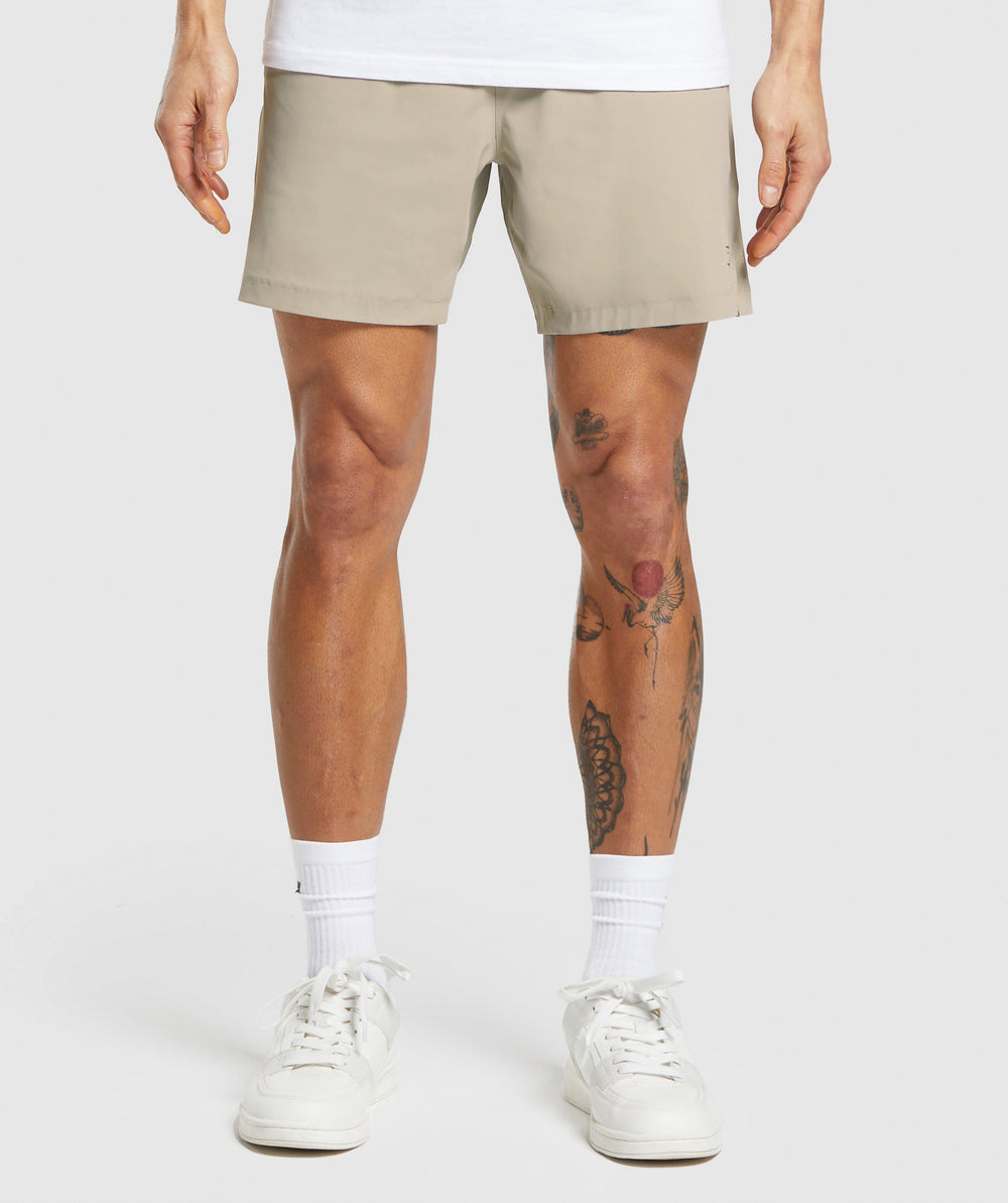 Hybrid 6" Shorts - Sand Brown