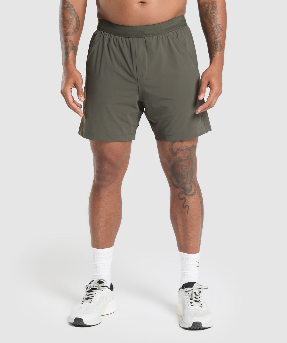 Hybrid 6" Shorts - Strength Green