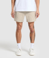 Rest Day Woven Shorts - Pebble Grey