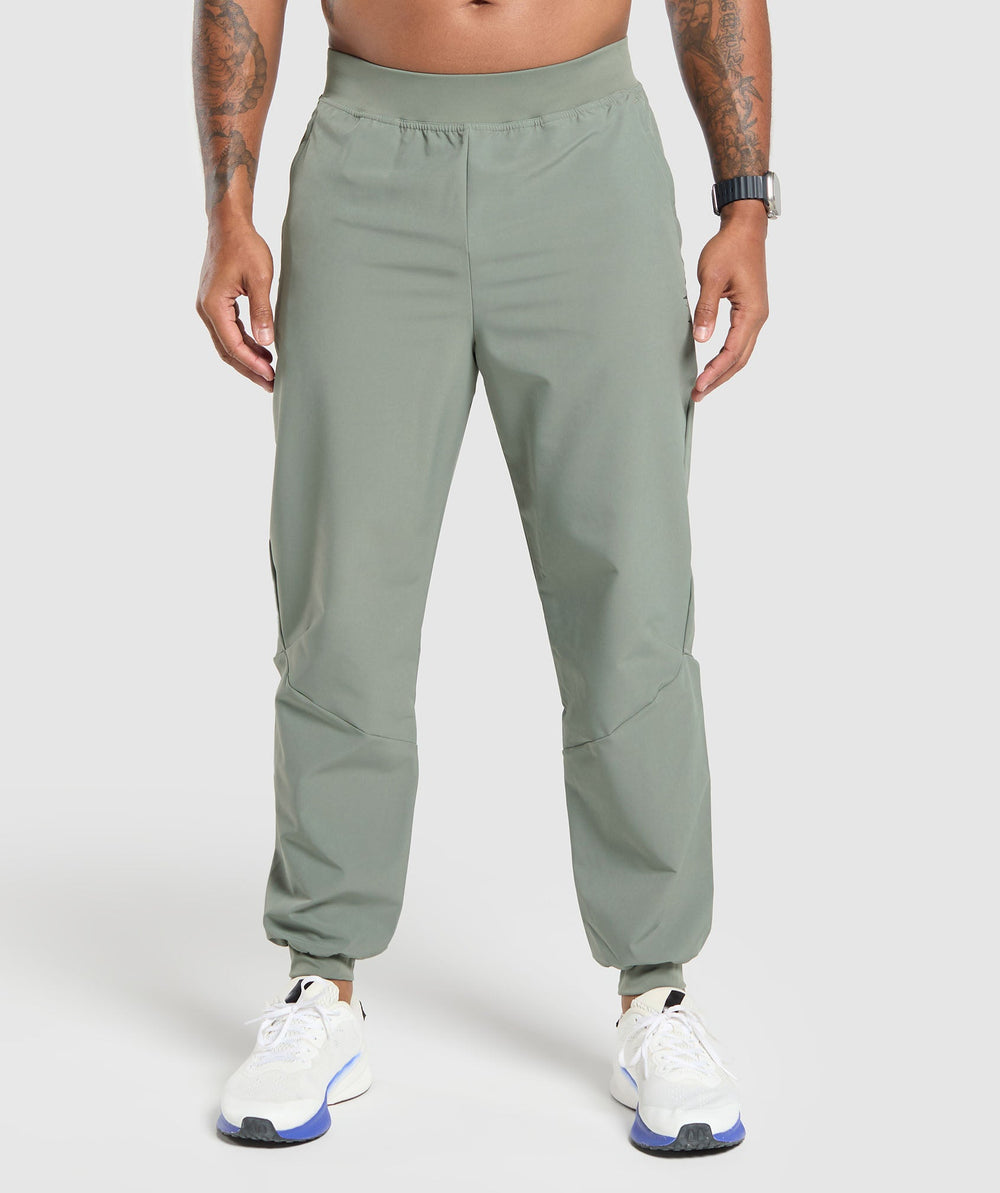 Ease Woven Joggers - Unit Green