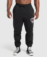 Trophy Graphic Joggers - Black
