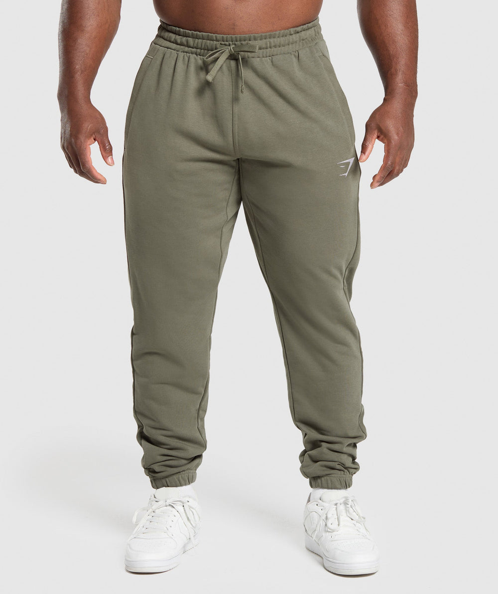 Essential Oversized Joggers - Strength Green