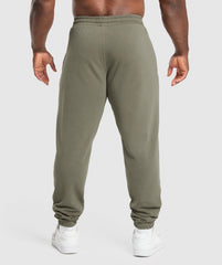 Essential Oversized Joggers - Strength Green