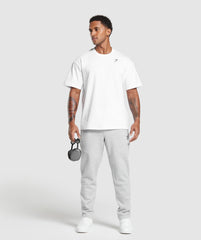 Interlock Tech Joggers - Light Grey Core Marl