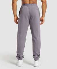 Global Lifting Oversized Essential Joggers - Fog Purple