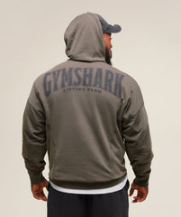 Heritage Washed Hoodie - Strength Green