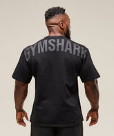 Power Short Sleeve Crew - Black
