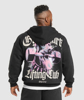 Doberman Graphic Hoodie - Black