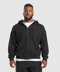 Doberman Graphic Hoodie - Black