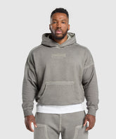 Heavyweight Hoodie - Metal Grey/ Asphalt Grey Wash