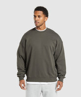 Rest Day Essentials Crew - Strength Green