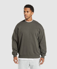 Rest Day Essentials Crew - Strength Green