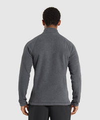 Fleece 1/4 Zip - Black/Graphite Grey