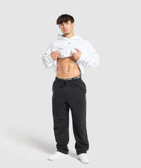 Lifting Club Hoodie - White/Artificial Teal