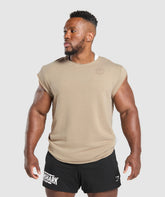 Legacy Cap Sleeve Rag Top - Cement Brown
