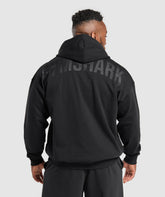 Power Zip Up Hoodie - Black