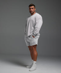 Heritage Washed Crew - Denim Grey