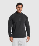 Fleece 1/4 Zip - Black