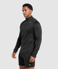 Training 1/4 Zip - Black