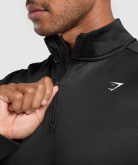 Training 1/4 Zip - Black