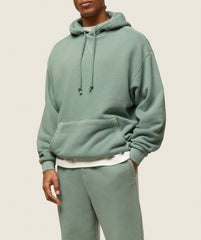 everywear Relaxed Hoodie - Dollar Green