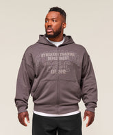 Authentic Apparel Zip Up Hoodie - Brushed Purple