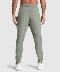 Running Performance Joggers - Unit Green