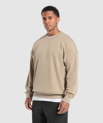 Rest Day Essentials Crew - Sand Brown