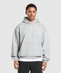 Rest Day Essentials Hoodie - Light Grey Core Marl