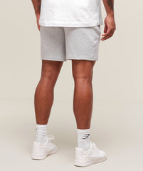 Interlock Tech 6" Shorts - Light Grey Core Marl