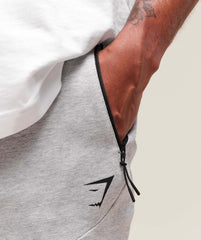 Interlock Tech 6" Shorts - Light Grey Core Marl