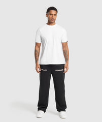 EST 2012 Straight Leg Joggers - Black