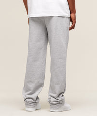 Rest Day Essentials Straight Leg Joggers - Light Grey Marl
