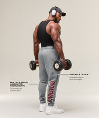 Power Wordmark Joggers - Charcoal Core Marl