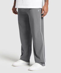 Contrast Straight Leg Pant - Pitch Grey