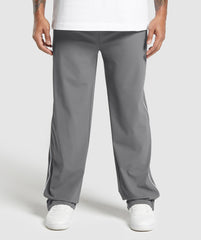 Contrast Straight Leg Pant - Pitch Grey