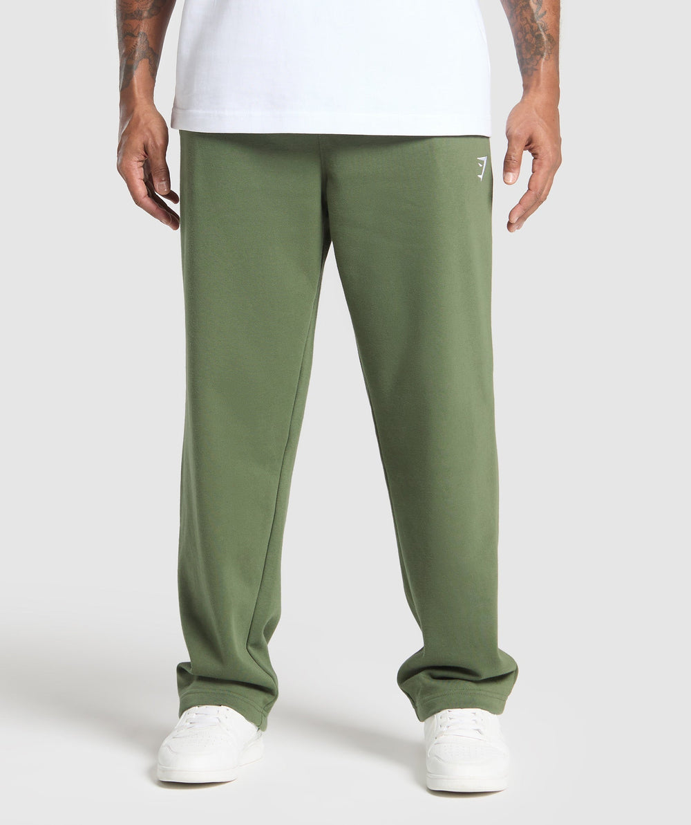 Crest Straight Leg Joggers - Core Olive