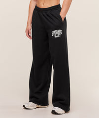 Lifting Club Graphic Straight Leg Joggers - Black