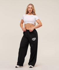 Lifting Club Graphic Straight Leg Joggers - Black