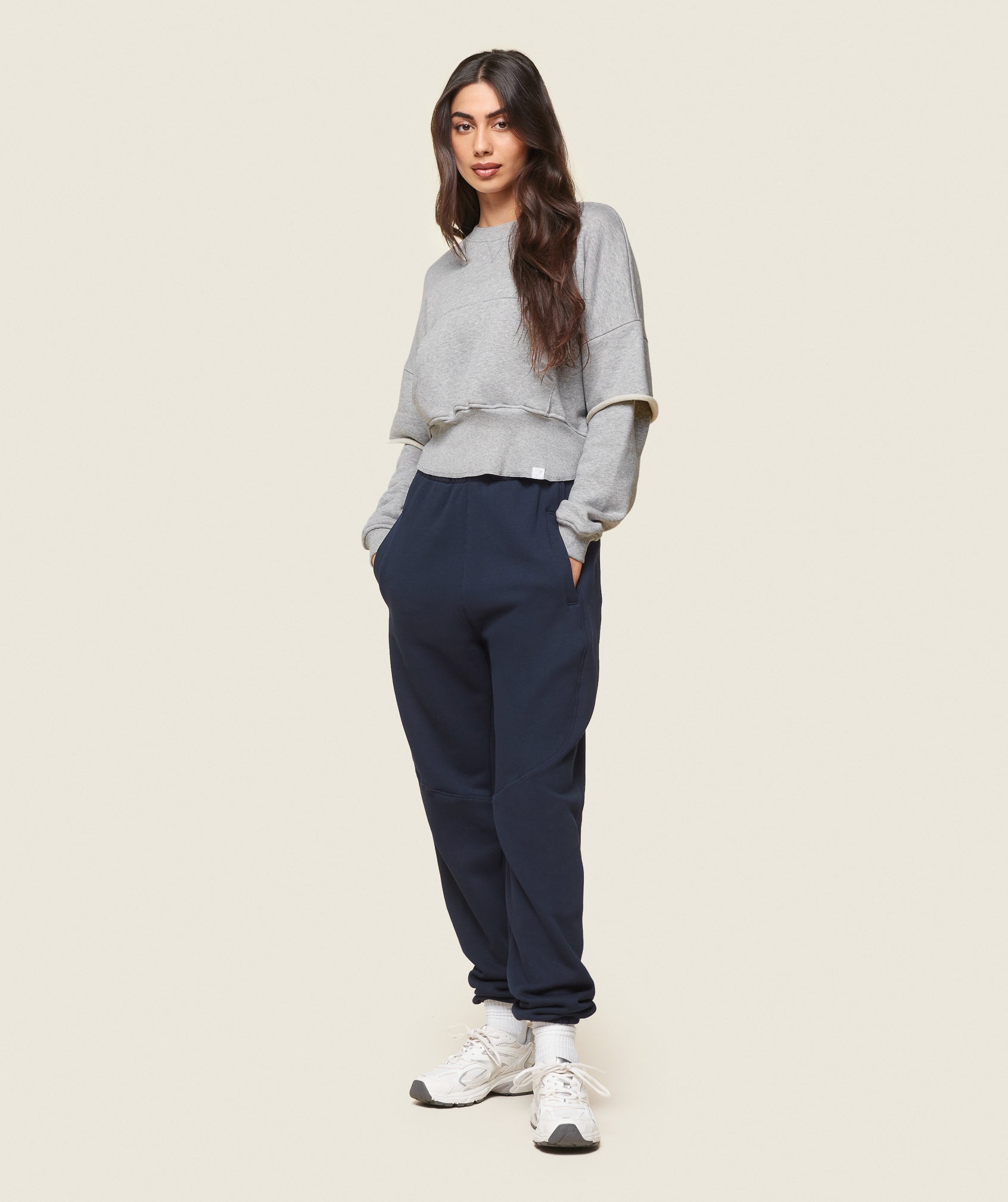GS x Leana Deeb Oversized Joggers - Midnight Blue