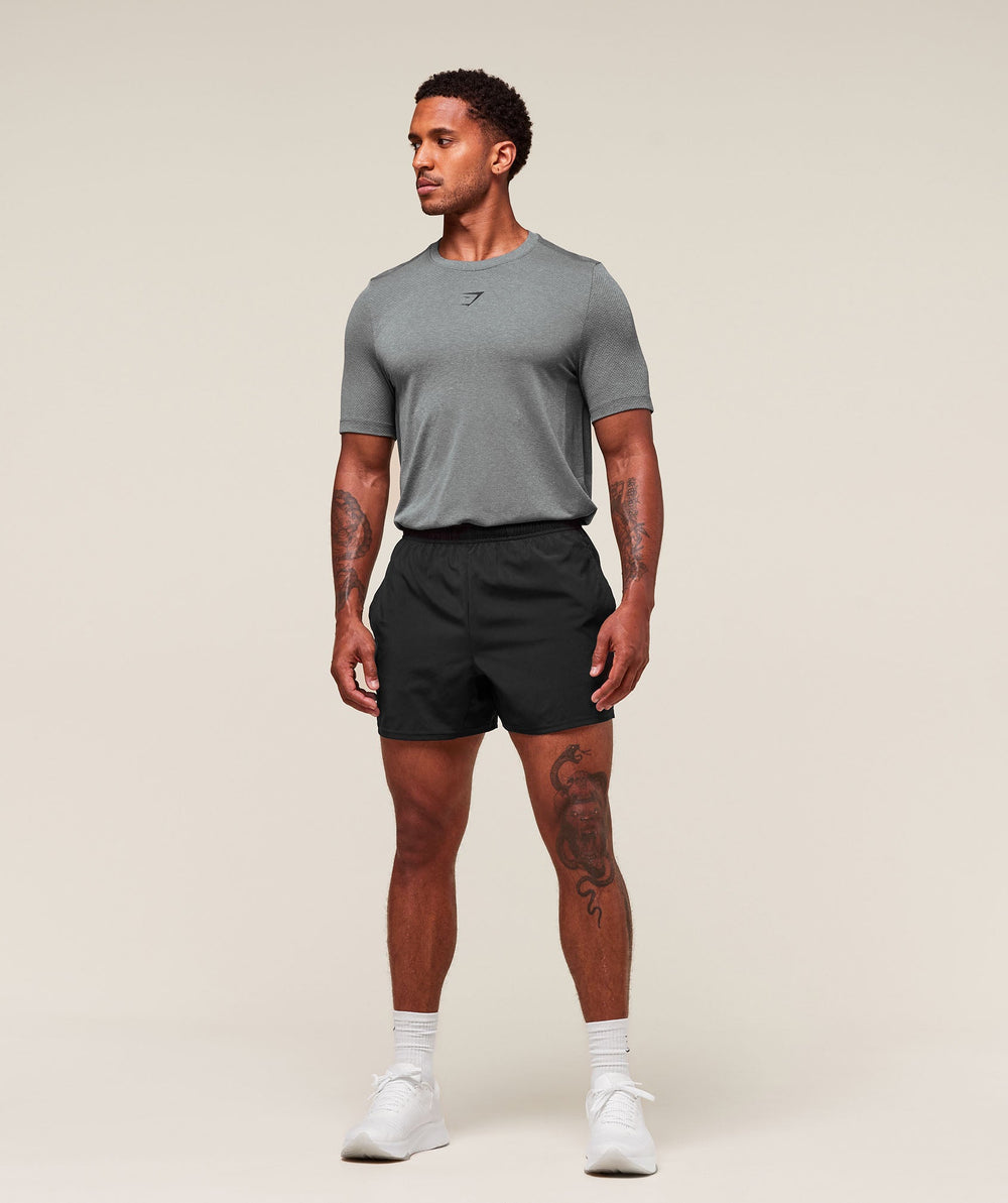 Lightweight Seamless T-Shirt - Light Grey/Smokey Grey