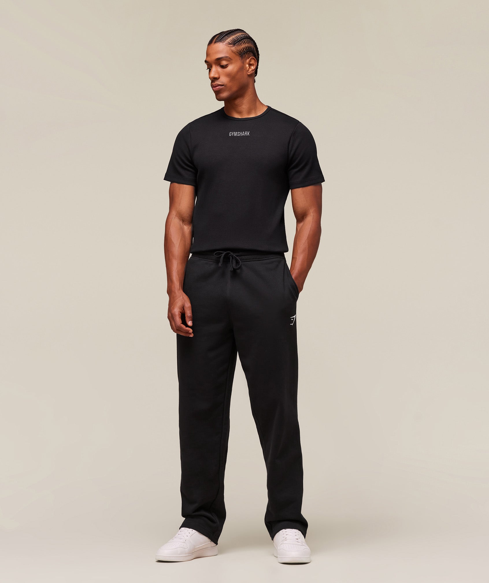 Premium Ribbed T-Shirt - Black